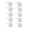 Crochets 10pcs / set Mur Rack Entrée Hat à l'organisation de l'organisateur Hangle de tenue lourde Vêtements multi-usages suspendus