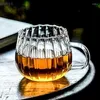 Koffiepotten warmtebestendig met handgreep glas mok ontbijt melkbeker schattig kantoor mokken pompoenpatroon drinkware