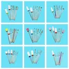 6/7pcs Manicure Conjunto de diamante Retinging Bit Manicure Cutter de acessórios para máquinas de moagem da ferramenta de unhas de cutícula