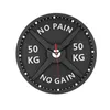 Relojes de pared 3d Reloj Minimalista moderno de 12 pulgadas Múd Mute Decorative Watch Gym para el ejercicio para el ejercicio para el entrenamiento de levantamiento de pesas
