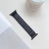 Faixas magnéticas pulseira de aço inoxidável tiras ajustáveis tiras de faixa watchband para as séries do relógio Apple 3 4 5 6 7 8 9 iwatch 40/41mm 44/45mm Ultra 49mm