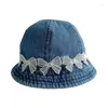 BERETS TODDLERS SOR SORN POUR LE PROPRIMATION SUMBRÉE BEB BRODEDE BOWKKNOT VISAPY VISORE CAMPING CAMPING