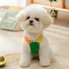 Dog Apparel Cute Summer Fruit Clothes Cartoon Sticker Show Traction Strap Cat Two Feet Puppy Vest Teddy Clothing Costume