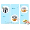 Makers Fullautomatic Yogurt Maker Stainless Steel Liner Container Acidophilus Milk Tools Household Yogurt Machine AC220V