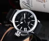 U große Bootshandgelenk Uhren 2023 Drei Stiche weiße Hülle Herren Sport klassisch 50mm Quarz Uhren Top Luxury Brand Uhr 039