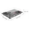 Kitchen Storage 25 Pcs Birthday Decoration Girl Japanese Sushi Box Plastic Container Reusable Chassis Tray Rectangle