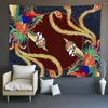 Tapestries Japan Kanagawa -golven Gedrukte hangende tapijtwalvis Arowana Wall Boho Bedspread Yoga Mat Deken