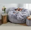 Fur Cover Machine Washable Big Size Furry Of Camp Furniture Bean Bag Chair1724358