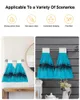 Towel Abstract Ink Blue Black Hand Towels Home Kitchen Bathroom Hanging Dishcloths Loops Quick Dry Soft Absorbent