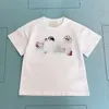 2024 Meninos e meninas verão novo t-shirt Sports Print High End Girls Mangas curtas T-shirt edição coreana da moda Top Top Top