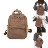 Backpack Canvas Vintage Schoolbag Fashion Pack For Girls Women Students Casual Daypack