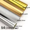 Gift Wrap Gold Metallic Cardstock Foil Cardboard A4 Size 250gsm 10 Sheets For Art And Craft Scrapbook Papers