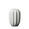 Vases Creative Origami Céramic Vase Decoration Living Modern Room Soft Nordic Table White Séchée Arrangeur de fleurs séchées