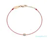 WholeRed Thread Redline Bracelets For Women String 316L Stainless Steel Women Bracelet Plum Flower Red Rope Bracelet6845184