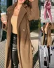 Veste d'ours en peluche longue rose Hiver 2020 Épaisses surdimensionnées surdimensionnées Chunky Vernitures d'extérieur Femme Féaux de fourrure LAMBSWOOL Coats1252351