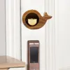 装飾的な置物のドアぶら下げベルズ冷蔵庫は、ビジネス用の軽量ユニークのための磁気的に取り付けられた木製ドアベルチャイム
