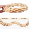 Decorative Flowers Twig Garland Hand-weave Decor Xmas Party Hanging Pendant Vine Branch Wreath Manual Natural Wooden