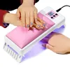 2024 Handkussennageldroger UV/LED -licht Digitale display opvouwbare timer Snelle drogen manicure Fototherapie Lamp nagelgereedschap voor handkussen