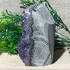 Decoratieve beeldjes Crystal Natural Amethyst Free Form Stone Specimen Quartz Mineral Beauty Gemstones Mineralen Spirituele ornamenten Home