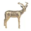 Halskette Ohrringe Set reines Messing Antilope Tabletop Ornamente Zwölf Zodiac Sheep Bronze schnitzen Handwerksziege Tee -Haustier Dekorationen Alter