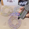 Cheapest Price Hip Hop Sterling Sier 2mm 3mm 4mm 5mm 6.5mm VVS Moissanites Diamond Necklace Moissanite Tennis Chain 2024