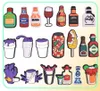 Beer Drink Charms Shoe Parts Accessories Decoration Charm Pins Buttons4509476