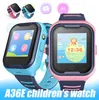 A36E Smart Watch Device de rastreador GPS impermeável Baby Segurança do bebê Atividade Perdida Monitor Kids Smartwatches com caixa de varejo 9880388