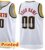 Printed Basketball Jersey Dikembe 55 Mutombo Allen 3 Iverson Carmelo 15 Anthony David 33 Thompson Hunter 4 Tyson Vlatko 31 Cancar