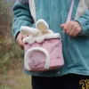 Cat Carriers Breathable Hamster Outdoor Hiking Backpacks Soft Ear Shaped Ferret Sugar Glider Guinea Pig Small Pet Travel Bag