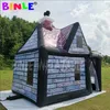 6x6x3.5mH (20x20x11.5ft) small oxford inflatable pub,portable mobile pub bar tent for night club party decoration