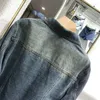 Giacche da donna Fashion perline per perline di jeans Women 2024 Spring Autumn Versione coreana a manica lunga cowboy giacca per jeans corta femmina b241
