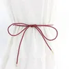 Gürtel 1PC weibliche Taillenkette Dünne Gewebegürtel Einfache Dekoration Krawatte mit Kleid Langes Seilknotted Vintage Kleider String -String Bund