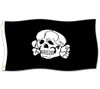 totenkopf fahne Flags 3x5ft 150x90cmポリエステル印刷ファンぶら下がっている旗を掲げてブラスグロメット8695829