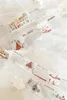 Enveloppe cadeau vintage Petite maison Mots d'anglais Ruban de compagnie Washi Pet For Carte Planner Making Diy Scrapbooking Plan Decorative Sticker Decorative