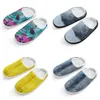 Gai män kvinnor utomhus kvinnors designer sandaler sommarstrand färgglada bilder grå inomhus glid mode toffel storlek 36-45 A18-9