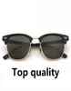 Lunettes de soleil designer de haute qualité Men de soleil Femmes Lunes de soleil Lens en verre Cadre métallique Zipper Vintage Sports Sunglasses avec Case2487565