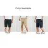 Short masculin masculin masculin sportif d'été résistant aux usures de fitness gym de fitness coulant de couleur solide pour la peau