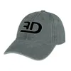 Bérets 3d Logo minimal - Black Cowboy Hat Cap de luxe Soleil pour enfants Sports Boy Child Women's