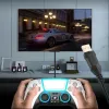 Gamepads For Switch / PS4/ PC Wired Gamepad RGB Light Vibration Sixaxis Programmable Joystick Back Extension Button Key Game Controller