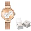 NAVIFORCE Montreuse-bracelet Nouveau Naviforce Rose Gol Women Watchs Habillez Quartz Watch Ladies avec Luxury Box Female Wrist Girl Girl Clock Set à vendre High Quality