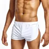 Cuecas Jaycosin Man Underwears Mens Sexy Solid Solid Short respirável gelo calça de seda Bolsa Boxer Underwear