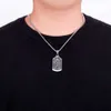 Acciaio inossidabile in acciaio odin odin titanio titanio maschile personalità collana di tendenza