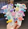 23PCSET CINET GIRL CLOUP Lollipop Rainbow Hairpins Cartoon Bobby Pin Clip per capelli per bambini Accessori per bambini BAMBINA BAMBINI9516046