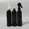 Bouteilles de rangement 20pcs 250 ml Pompe à pulvérisation noire vide Récipients de liquide cosmétique Trigger pulpleer House Nettaiteur Bouteille