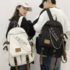 Rucksack Drop Male große College -Studenten Leisure Junior High School Schoolbag Weibliche Reisetasche
