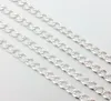 Fine 925 Collier en argent 4 mm 28 pouces classique Figaro Curb chaîne Linkpure Fine 925 Silver Trendy Shake Chain Collier Nouveau ST4028562