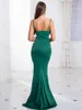 Casual jurken Green Sparkle Patchwork Patchwork vloer Lengte avondjurk Lange rugloze mouwloze ruches voor spleet prom jurk rood