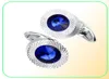 Savoyshi Luxury Mens Camisin Gosings Abogado de alta calidad Groom Boda Fina Regalos Blue Crystal Goste Links Diseñador de marca Jewelry2566521980