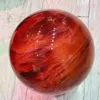 Decorative Figurines Healing Products Natural Quartz Red Smelting Stone Crystal Ball Spheres For Reiki