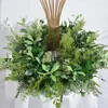 Decorative Flowers 70/60/50/40/30cm Luxury Custom White Artificial Ball Wedding Table Centerpiece Floral Wreath Party Event Layout